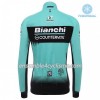 Maillot Cyclisme 2018 Bianchi Countervail Hiver Thermal Fleece N001